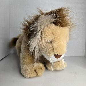 Rinco Lion Plush Stuffed Animal Realistic 2012 Wild Cat